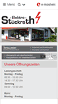 Mobile Screenshot of elektro-stueckrath.de